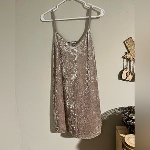 ✨SOLD✨ ZARA Velvet Mini Dress